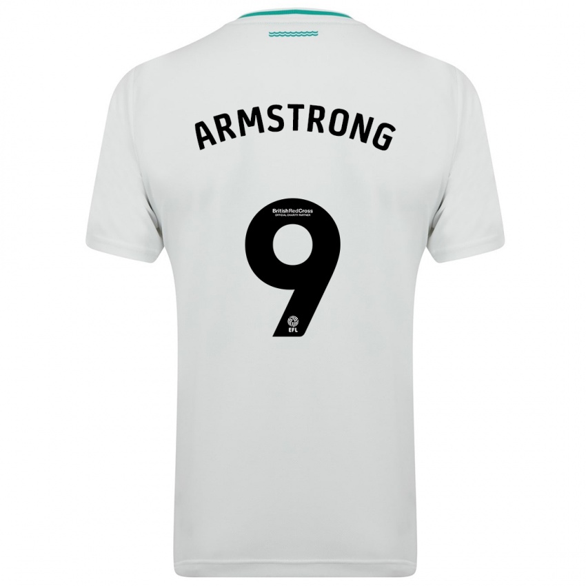 Kinder Adam Armstrong #9 Weiß Auswärtstrikot Trikot 2023/24 T-Shirt Schweiz