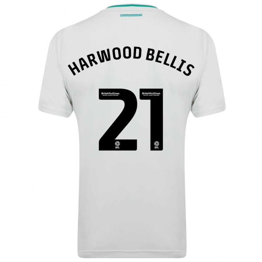 Enfant Maillot Taylor Harwood-Bellis #21 Blanc Tenues Extérieur 2023/24 T-Shirt Suisse