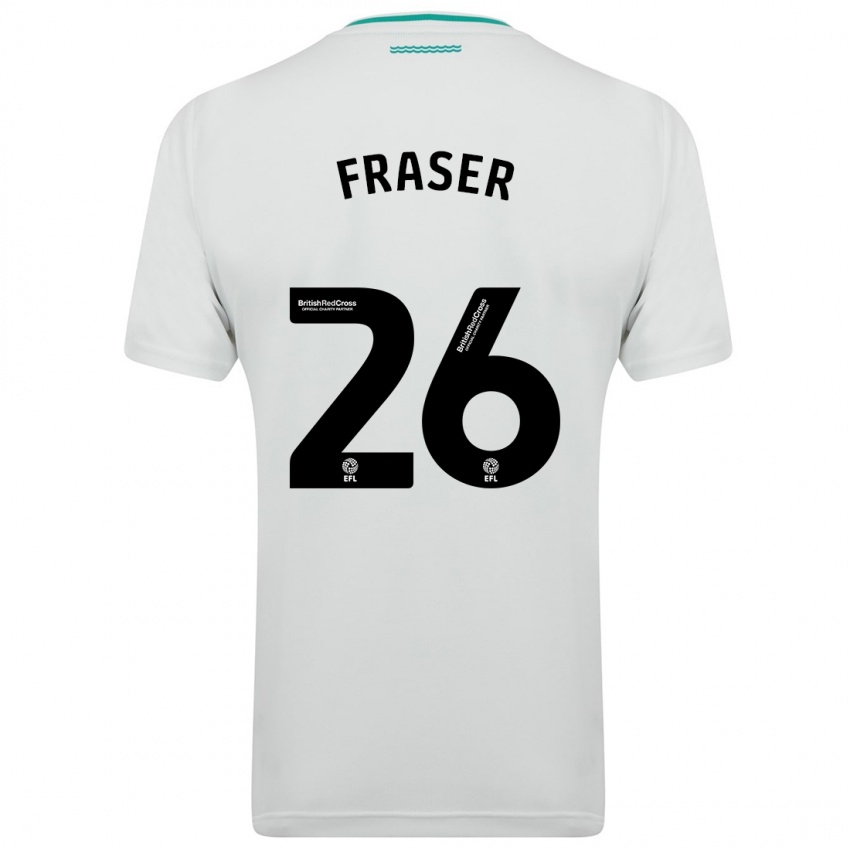 Enfant Maillot Ryan Fraser #26 Blanc Tenues Extérieur 2023/24 T-Shirt Suisse