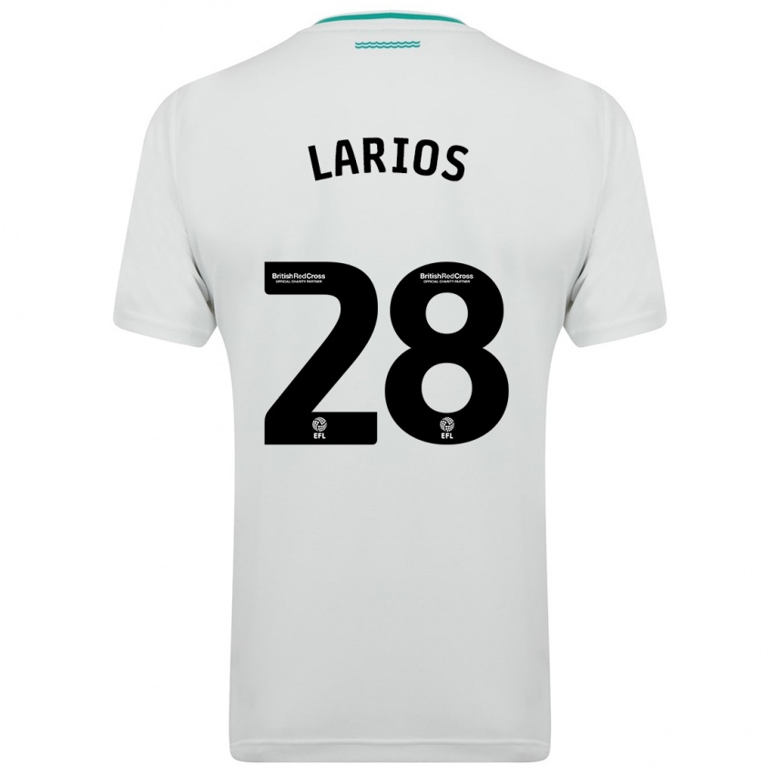 Enfant Maillot Juan Larios #28 Blanc Tenues Extérieur 2023/24 T-Shirt Suisse