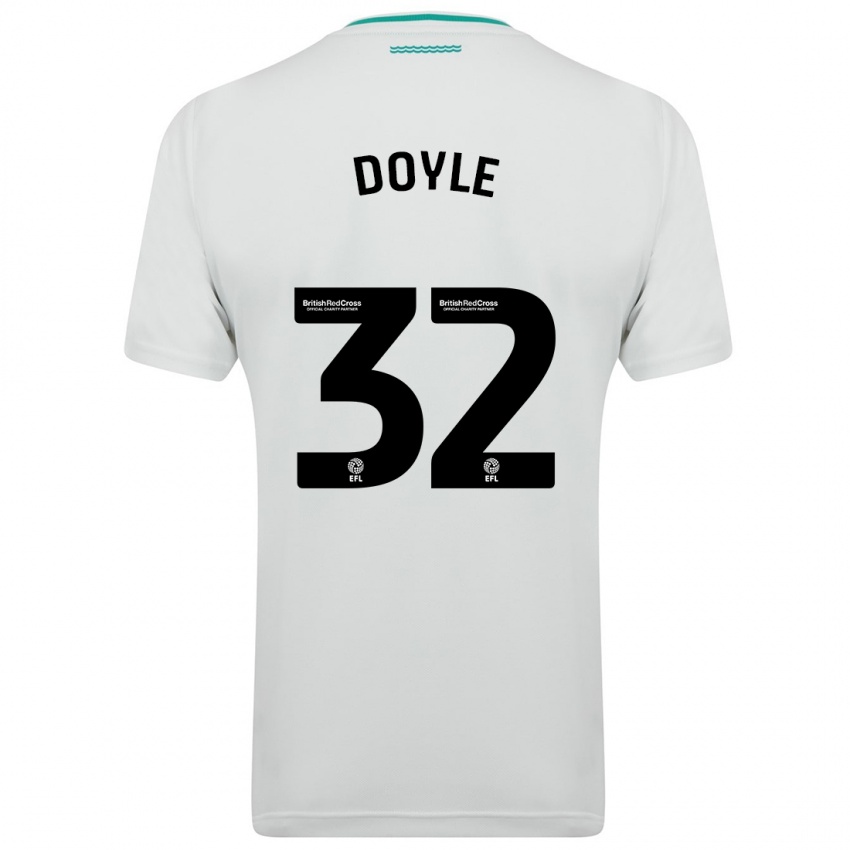 Enfant Maillot Kamari Doyle #32 Blanc Tenues Extérieur 2023/24 T-Shirt Suisse