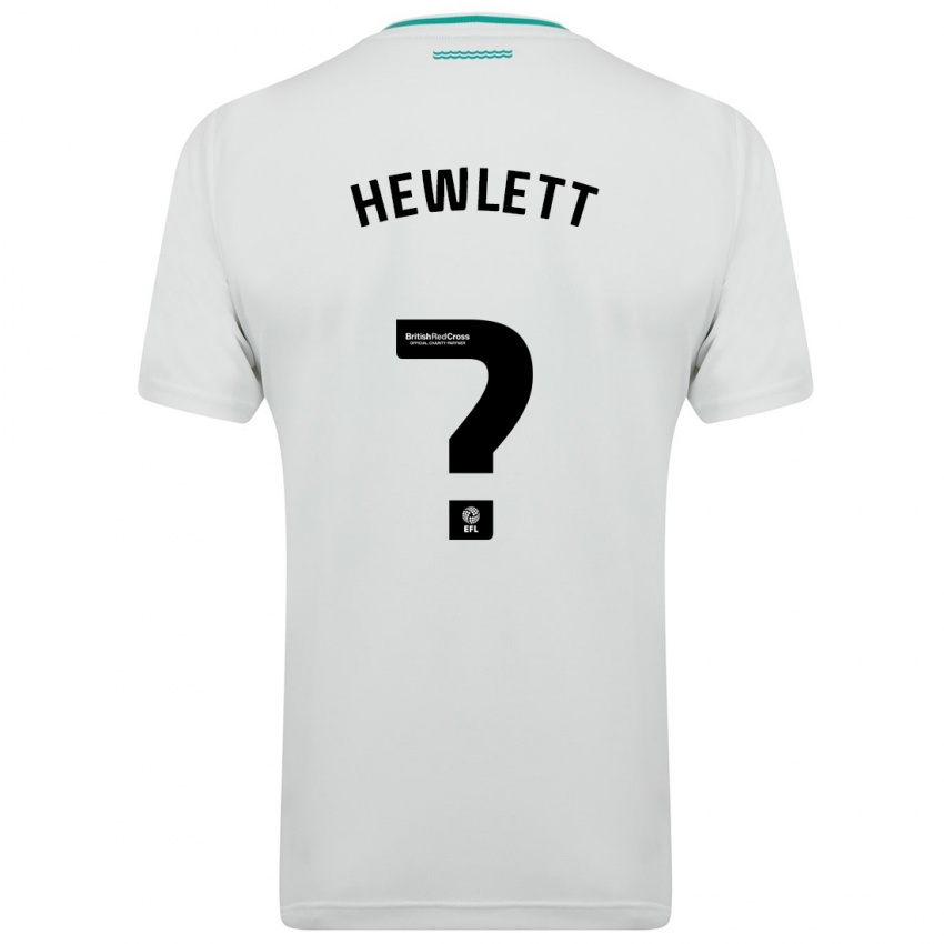 Enfant Maillot Jem Hewlett #0 Blanc Tenues Extérieur 2023/24 T-Shirt Suisse