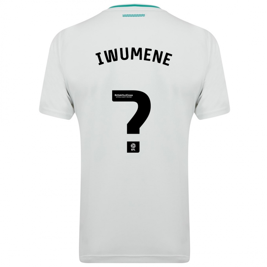 Enfant Maillot Alex Stepien-Iwumene #0 Blanc Tenues Extérieur 2023/24 T-Shirt Suisse