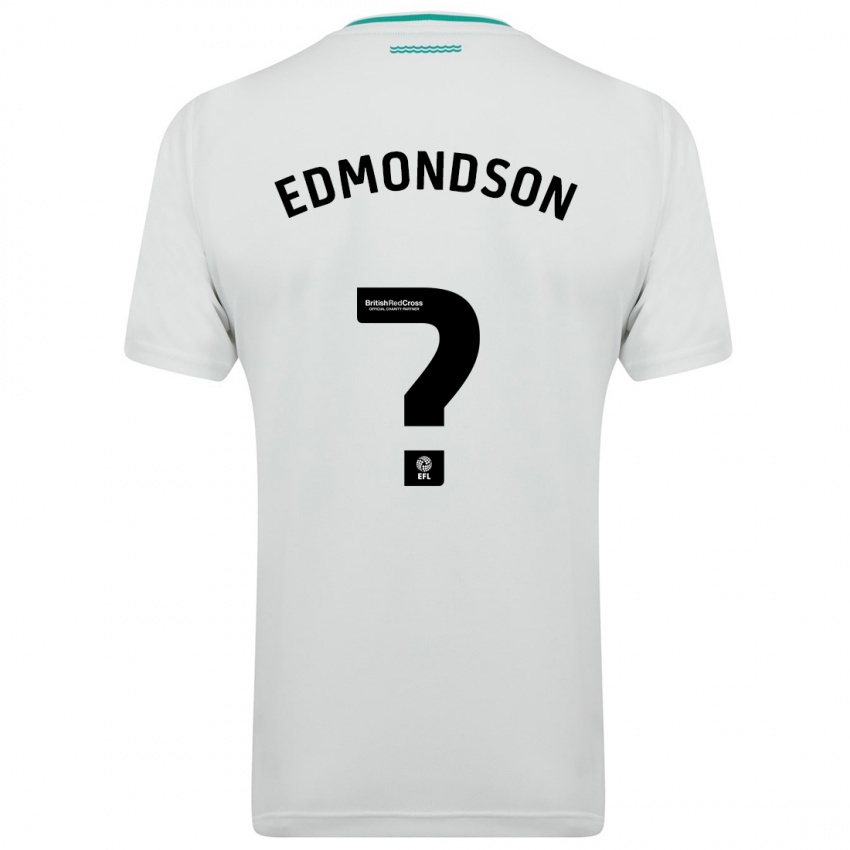 Enfant Maillot Tyler Edmondson #0 Blanc Tenues Extérieur 2023/24 T-Shirt Suisse