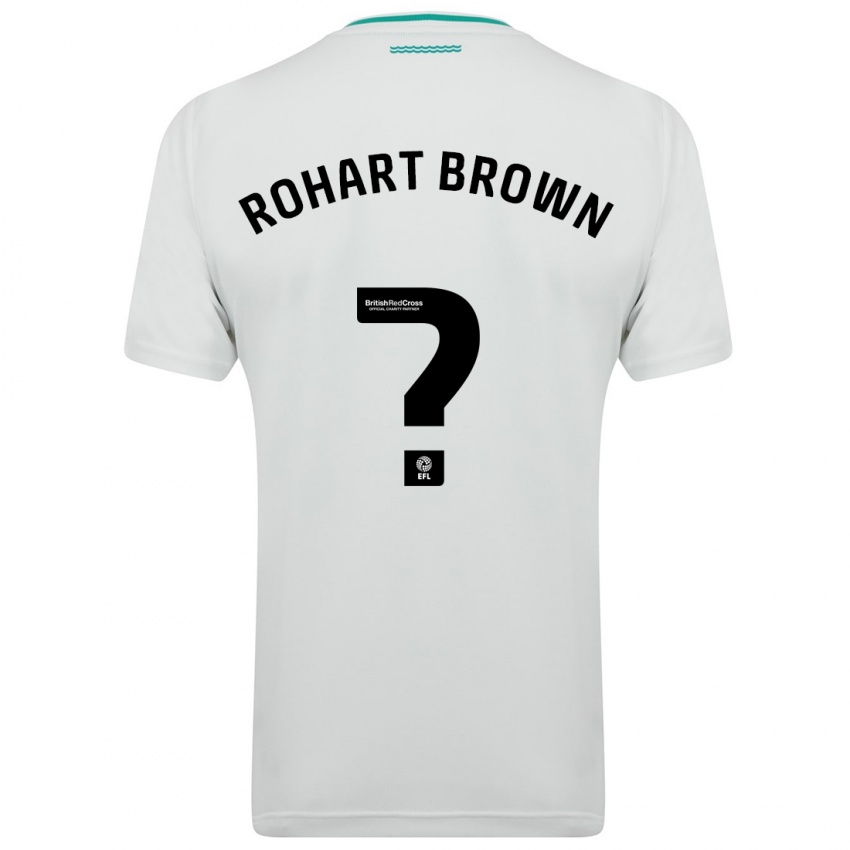 Kinder Thierry Rohart-Brown #0 Weiß Auswärtstrikot Trikot 2023/24 T-Shirt Schweiz