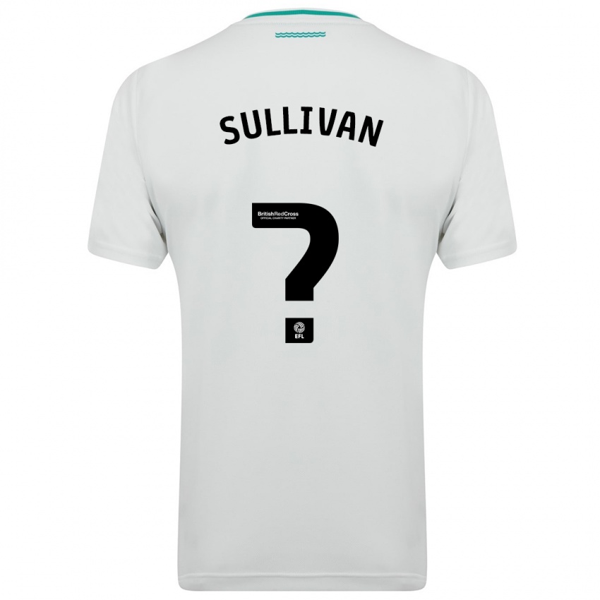 Enfant Maillot Cameron Sullivan #0 Blanc Tenues Extérieur 2023/24 T-Shirt Suisse