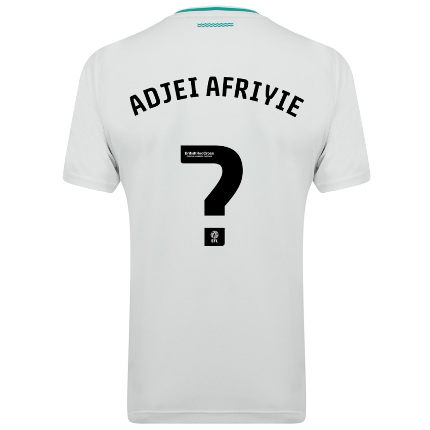 Kinder Hansel Adjei-Afriyie #0 Weiß Auswärtstrikot Trikot 2023/24 T-Shirt Schweiz