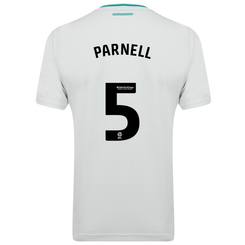 Kinder Rosanna Parnell #5 Weiß Auswärtstrikot Trikot 2023/24 T-Shirt Schweiz