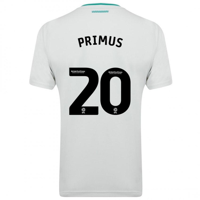 Enfant Maillot Atlanta Primus #20 Blanc Tenues Extérieur 2023/24 T-Shirt Suisse