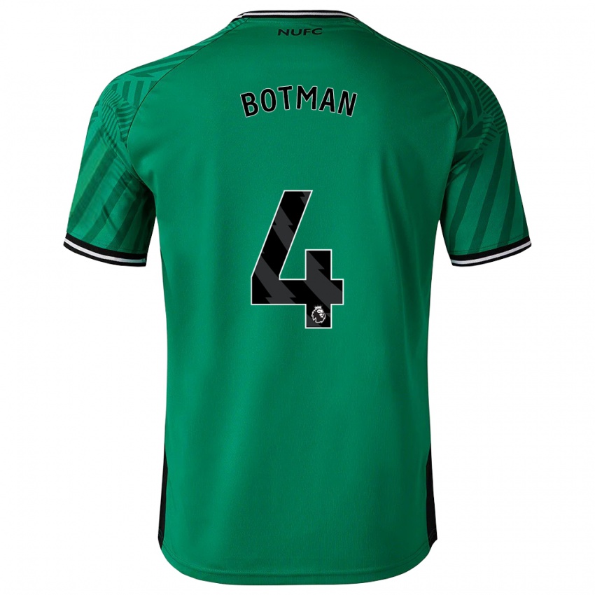 Enfant Maillot Sven Botman #4 Vert Tenues Extérieur 2023/24 T-Shirt Suisse