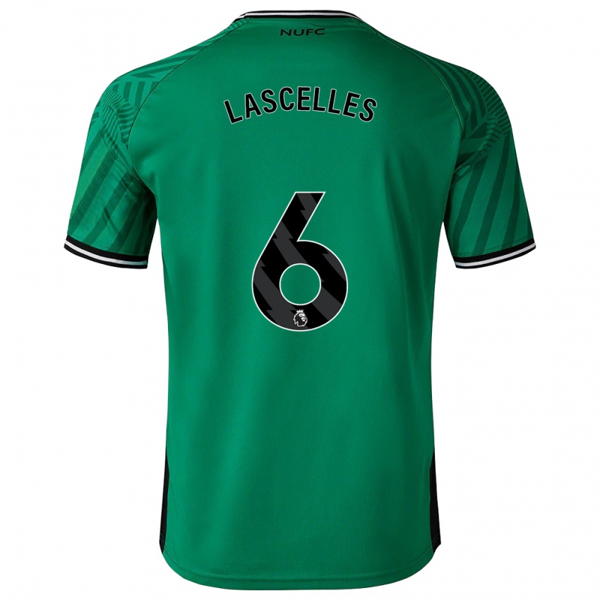 Enfant Maillot Jamaal Lascelles #6 Vert Tenues Extérieur 2023/24 T-Shirt Suisse
