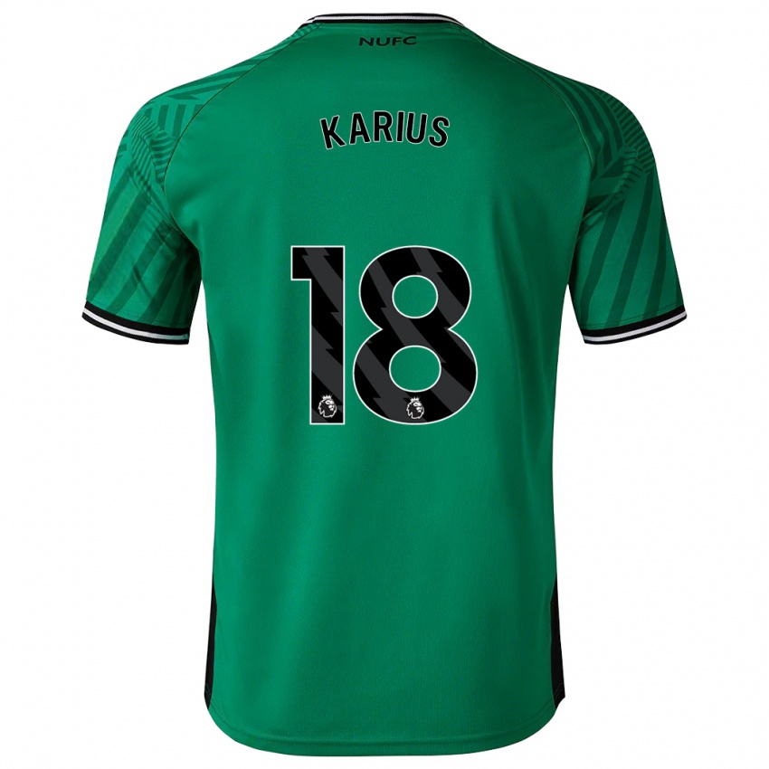 Enfant Maillot Loris Karius #18 Vert Tenues Extérieur 2023/24 T-Shirt Suisse