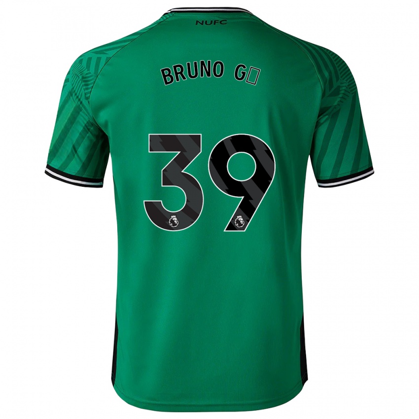 Kinder Bruno Guimaraes #39 Grün Auswärtstrikot Trikot 2023/24 T-Shirt Schweiz