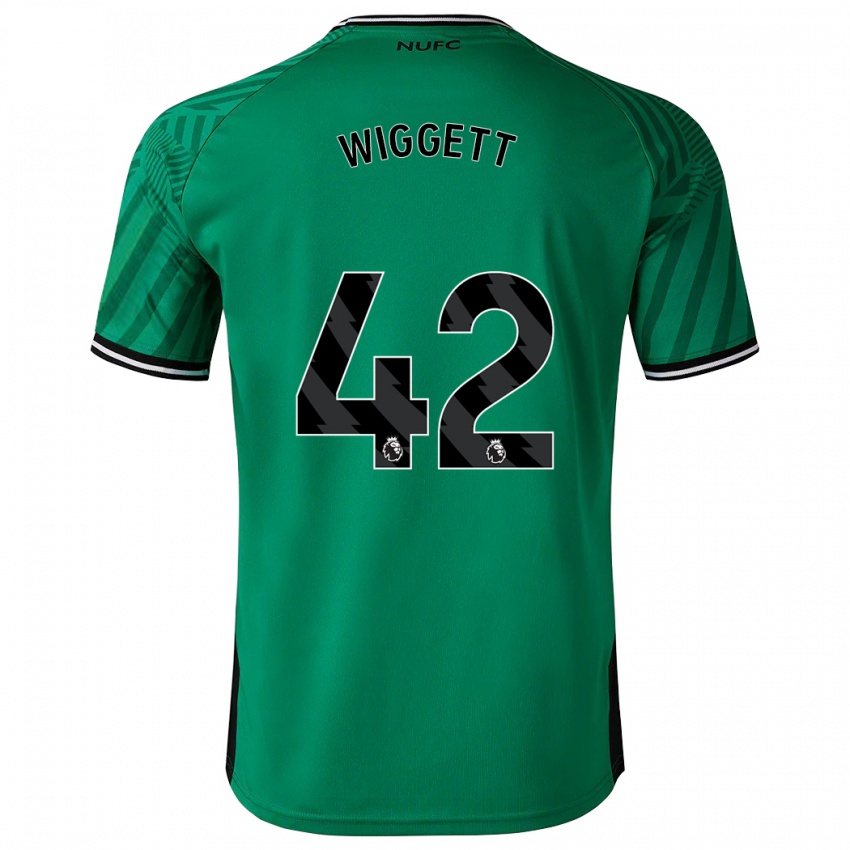 Enfant Maillot Charlie Wiggett #42 Vert Tenues Extérieur 2023/24 T-Shirt Suisse