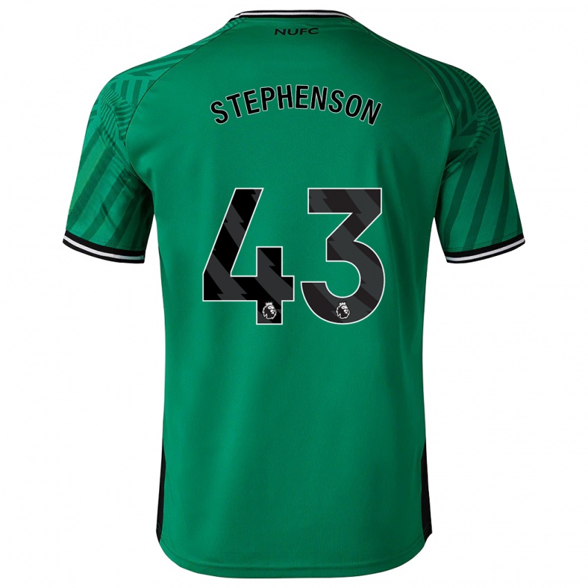 Enfant Maillot Dylan Stephenson #43 Vert Tenues Extérieur 2023/24 T-Shirt Suisse