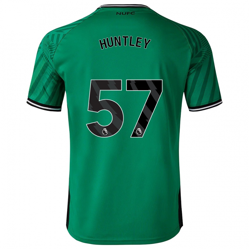 Enfant Maillot James Huntley #57 Vert Tenues Extérieur 2023/24 T-Shirt Suisse