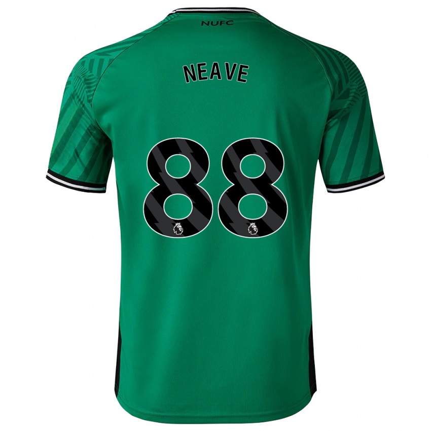 Enfant Maillot Sean Neave #88 Vert Tenues Extérieur 2023/24 T-Shirt Suisse