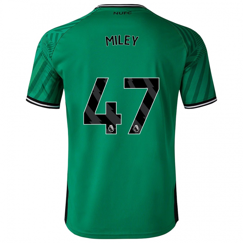 Enfant Maillot Jamie Miley #47 Vert Tenues Extérieur 2023/24 T-Shirt Suisse