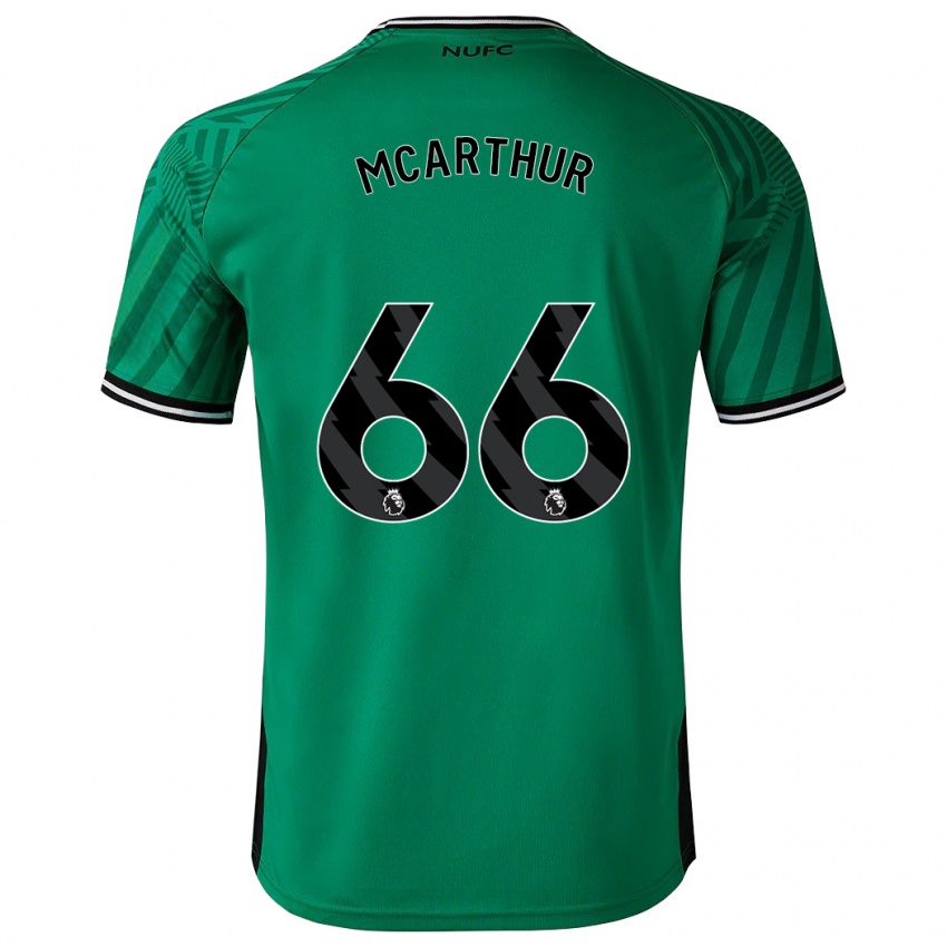 Enfant Maillot Charlie Mcarthur #66 Vert Tenues Extérieur 2023/24 T-Shirt Suisse