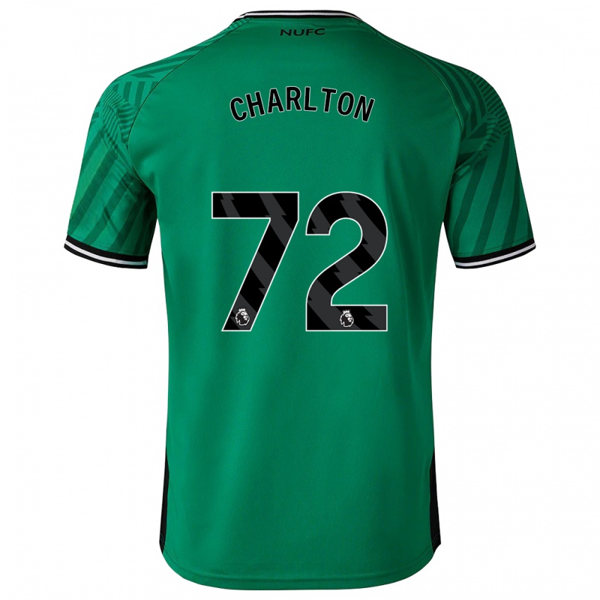 Enfant Maillot Dylan Charlton #72 Vert Tenues Extérieur 2023/24 T-Shirt Suisse