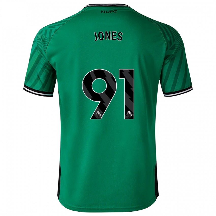 Enfant Maillot Tyler Jones #91 Vert Tenues Extérieur 2023/24 T-Shirt Suisse