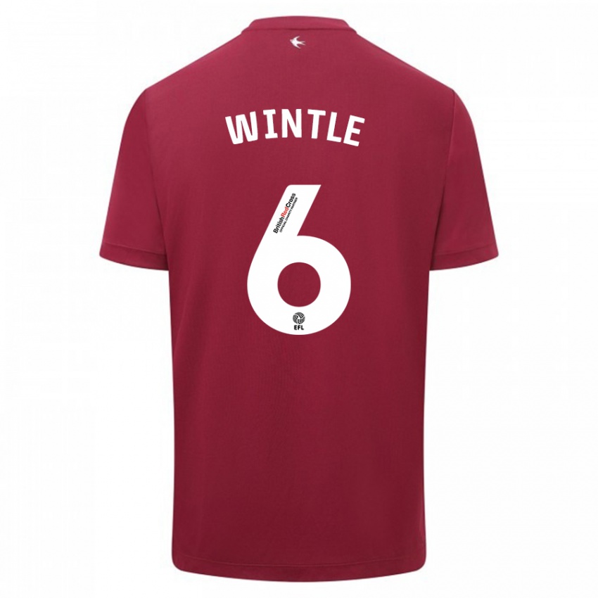Enfant Maillot Ryan Wintle #6 Rouge Tenues Extérieur 2023/24 T-Shirt Suisse