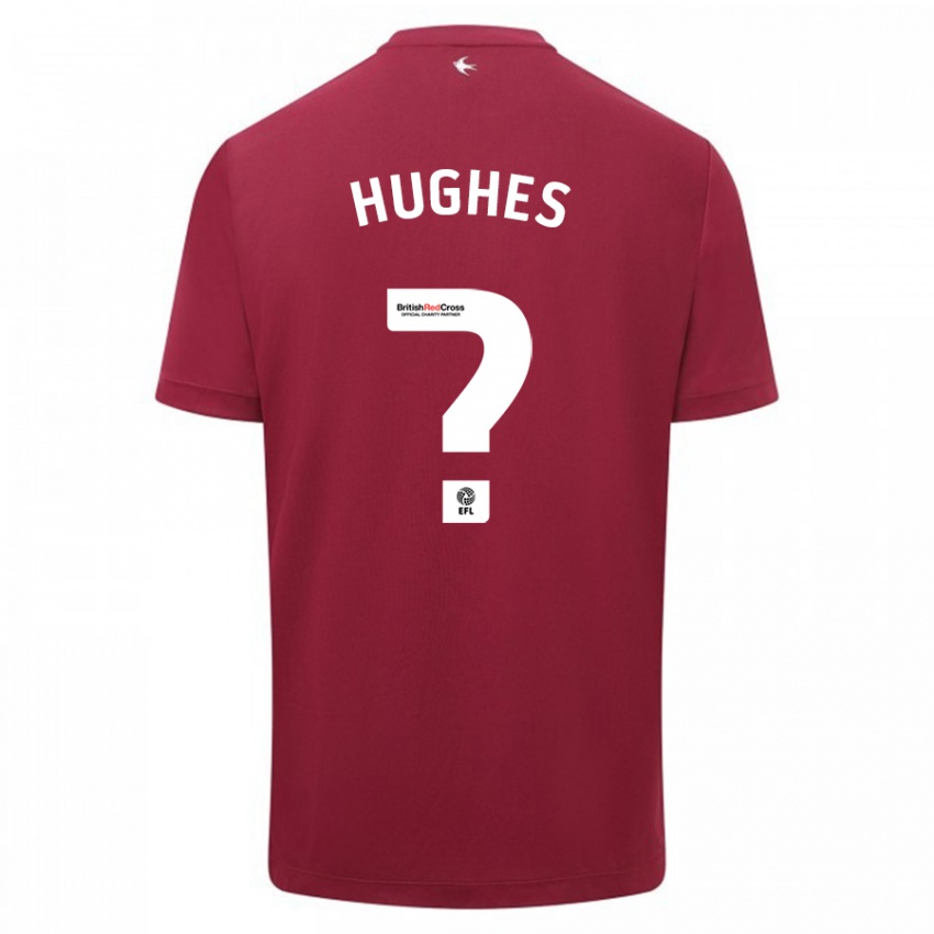 Enfant Maillot Caleb Hughes #0 Rouge Tenues Extérieur 2023/24 T-Shirt Suisse