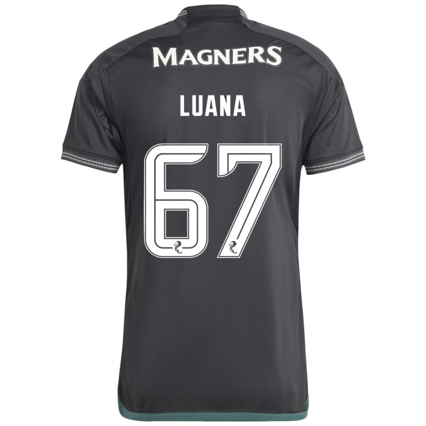 Kinder Luana Muñoz #67 Schwarz Auswärtstrikot Trikot 2023/24 T-Shirt Schweiz