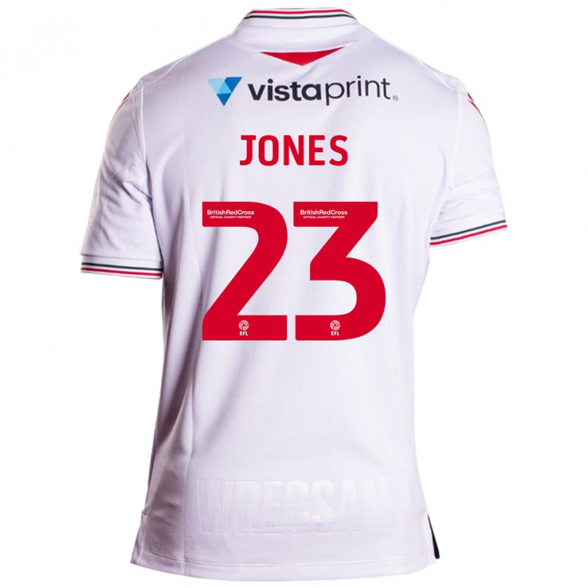 Enfant Maillot Ruby Jones #23 Blanc Tenues Extérieur 2023/24 T-Shirt Suisse
