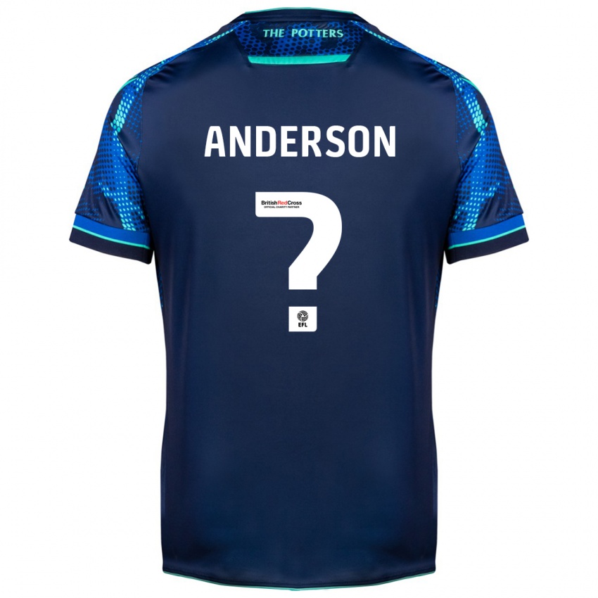 Kinder Freddie Anderson #0 Marine Auswärtstrikot Trikot 2023/24 T-Shirt Schweiz