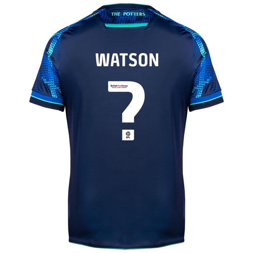Kinder Adam Watson #0 Marine Auswärtstrikot Trikot 2023/24 T-Shirt Schweiz