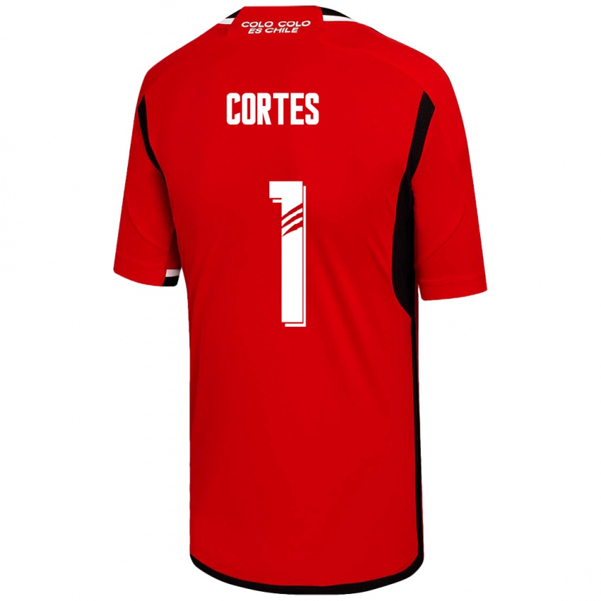 Enfant Maillot Brayan Cortés #1 Rouge Tenues Extérieur 2023/24 T-Shirt Suisse