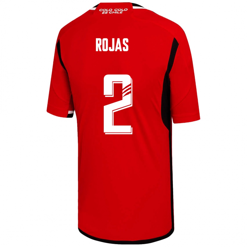 Kinder Jeyson Rojas #2 Rot Auswärtstrikot Trikot 2023/24 T-Shirt Schweiz