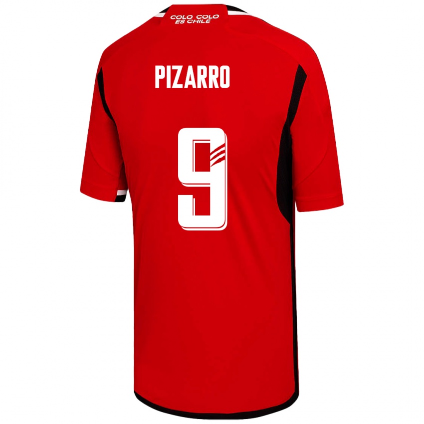 Enfant Maillot Damián Pizarro #9 Rouge Tenues Extérieur 2023/24 T-Shirt Suisse