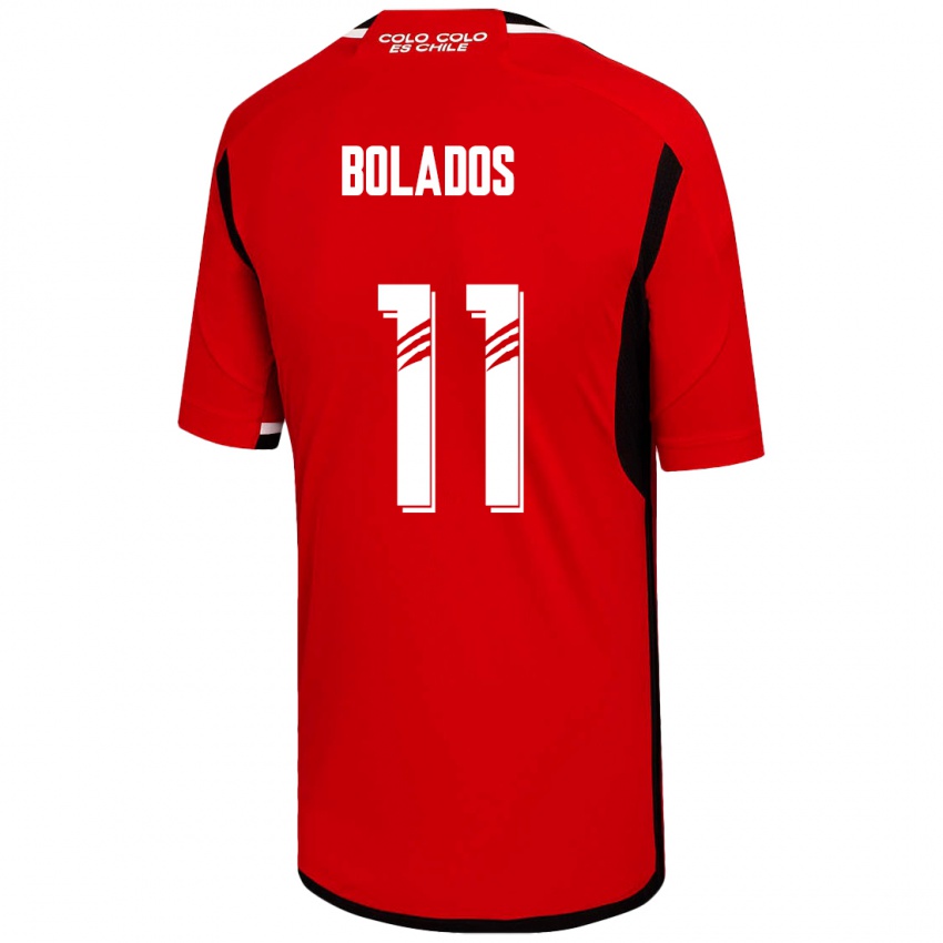 Enfant Maillot Marcos Bolados #11 Rouge Tenues Extérieur 2023/24 T-Shirt Suisse
