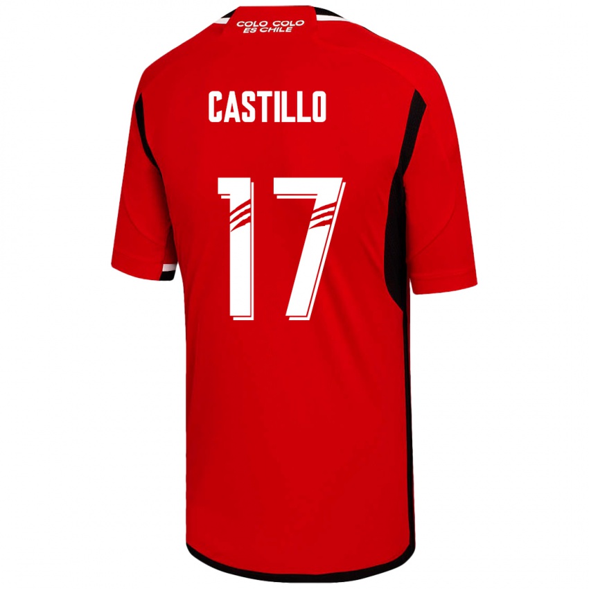 Kinder Fabián Castillo #17 Rot Auswärtstrikot Trikot 2023/24 T-Shirt Schweiz