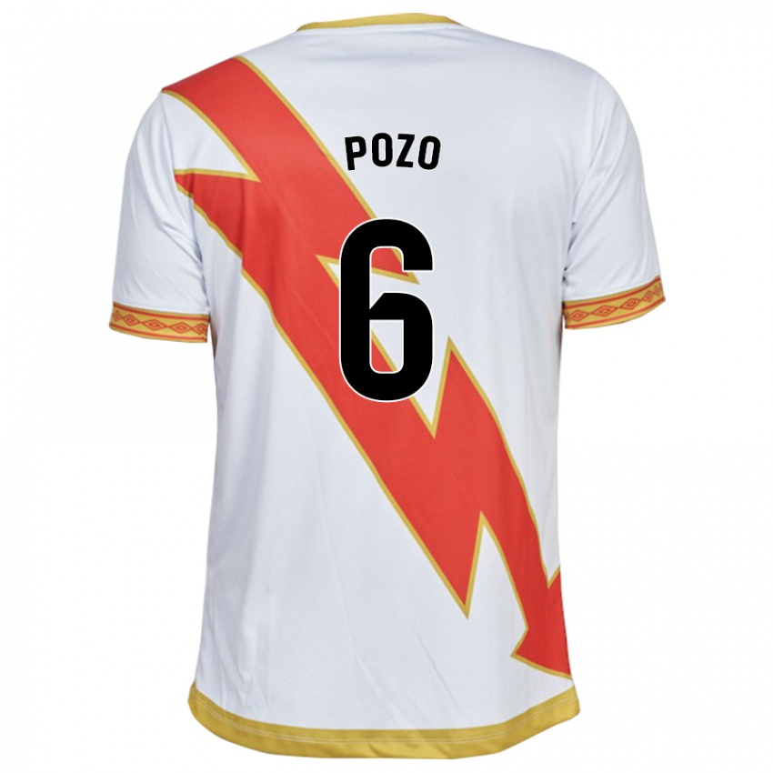 Homme Maillot José Pozo #6 Blanc Tenues Domicile 2023/24 T-Shirt Suisse