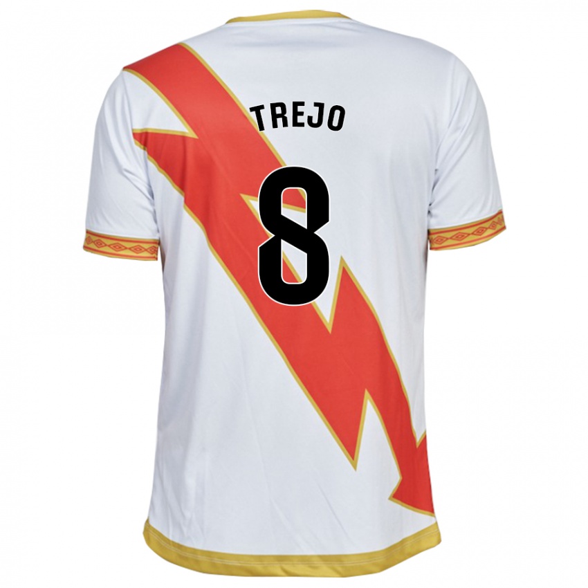 Homme Maillot Óscar Trejo #8 Blanc Tenues Domicile 2023/24 T-Shirt Suisse
