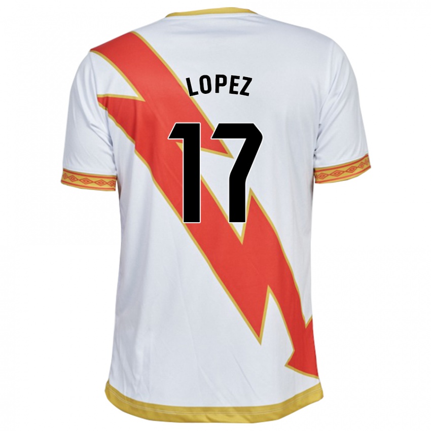 Homme Maillot Unai Lopez #17 Blanc Tenues Domicile 2023/24 T-Shirt Suisse