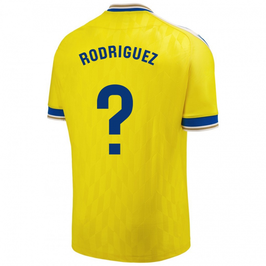 Homme Maillot Antonio Rodríguez #0 Jaune Tenues Domicile 2023/24 T-Shirt Suisse
