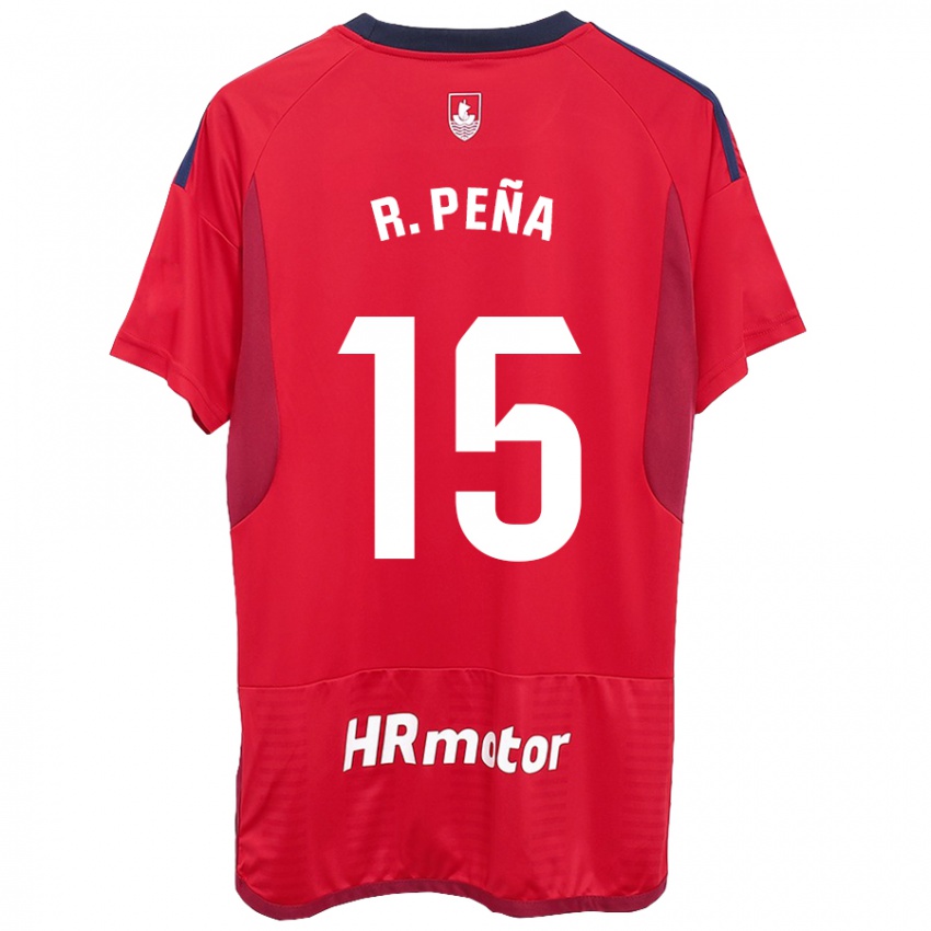 Homme Maillot Ruben Pena #15 Rouge Tenues Domicile 2023/24 T-Shirt Suisse
