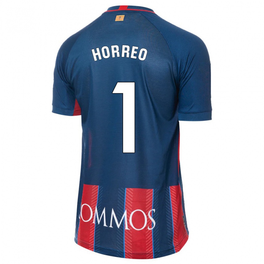 Homme Maillot Berto Hórreo #1 Marin Tenues Domicile 2023/24 T-Shirt Suisse