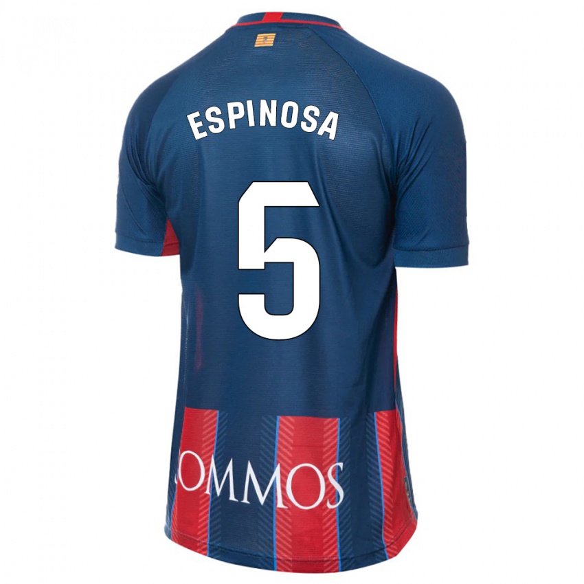 Homme Maillot Diego Espinosa #5 Marin Tenues Domicile 2023/24 T-Shirt Suisse