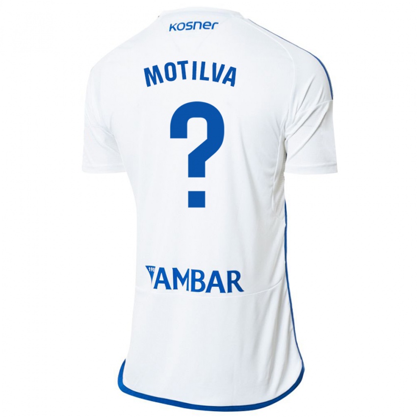 Herren Adrián Motilva #0 Weiß Heimtrikot Trikot 2023/24 T-Shirt Schweiz