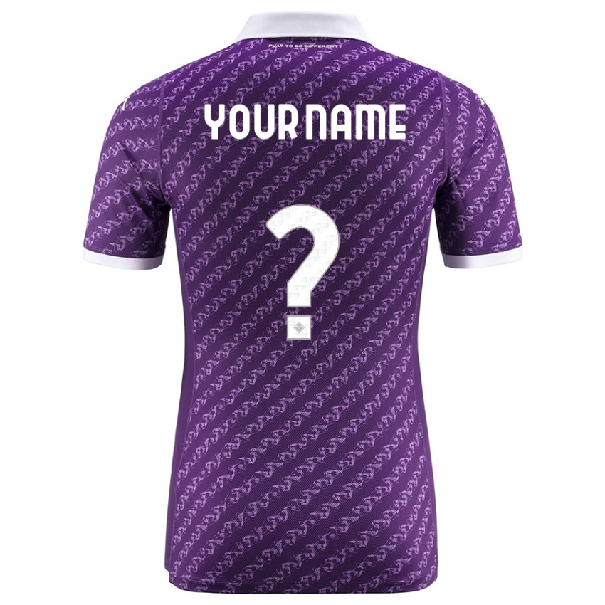 Homme Maillot Votre Nom #0 Violet Tenues Domicile 2023/24 T-Shirt Suisse