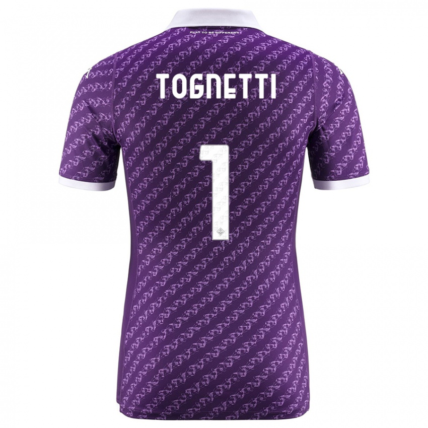 Homme Maillot Laerte Tognetti #1 Violet Tenues Domicile 2023/24 T-Shirt Suisse