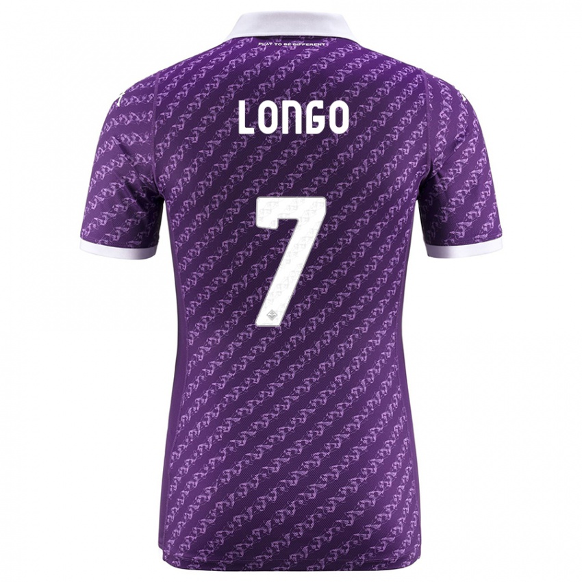Homme Maillot Miriam Longo #7 Violet Tenues Domicile 2023/24 T-Shirt Suisse