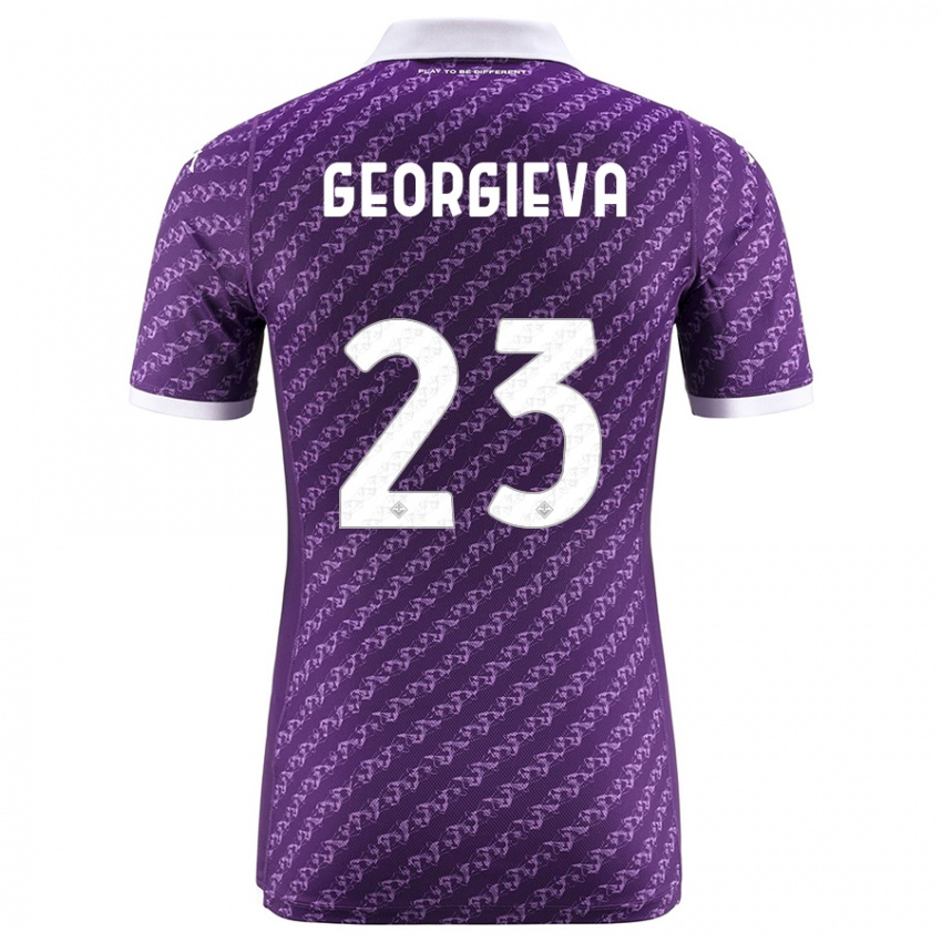 Herren Marina Georgieva #23 Violett Heimtrikot Trikot 2023/24 T-Shirt Schweiz