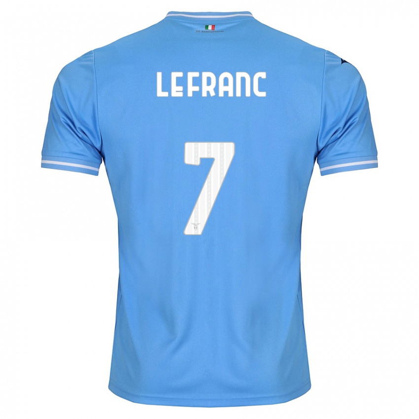 Homme Maillot Chloé Le Franc #7 Bleu Tenues Domicile 2023/24 T-Shirt Suisse