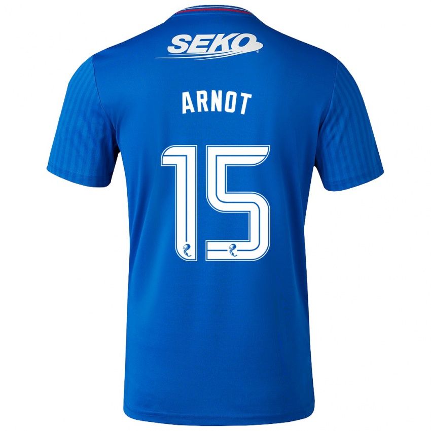 Herren Elizabeth Arnot #15 Blau Heimtrikot Trikot 2023/24 T-Shirt Schweiz